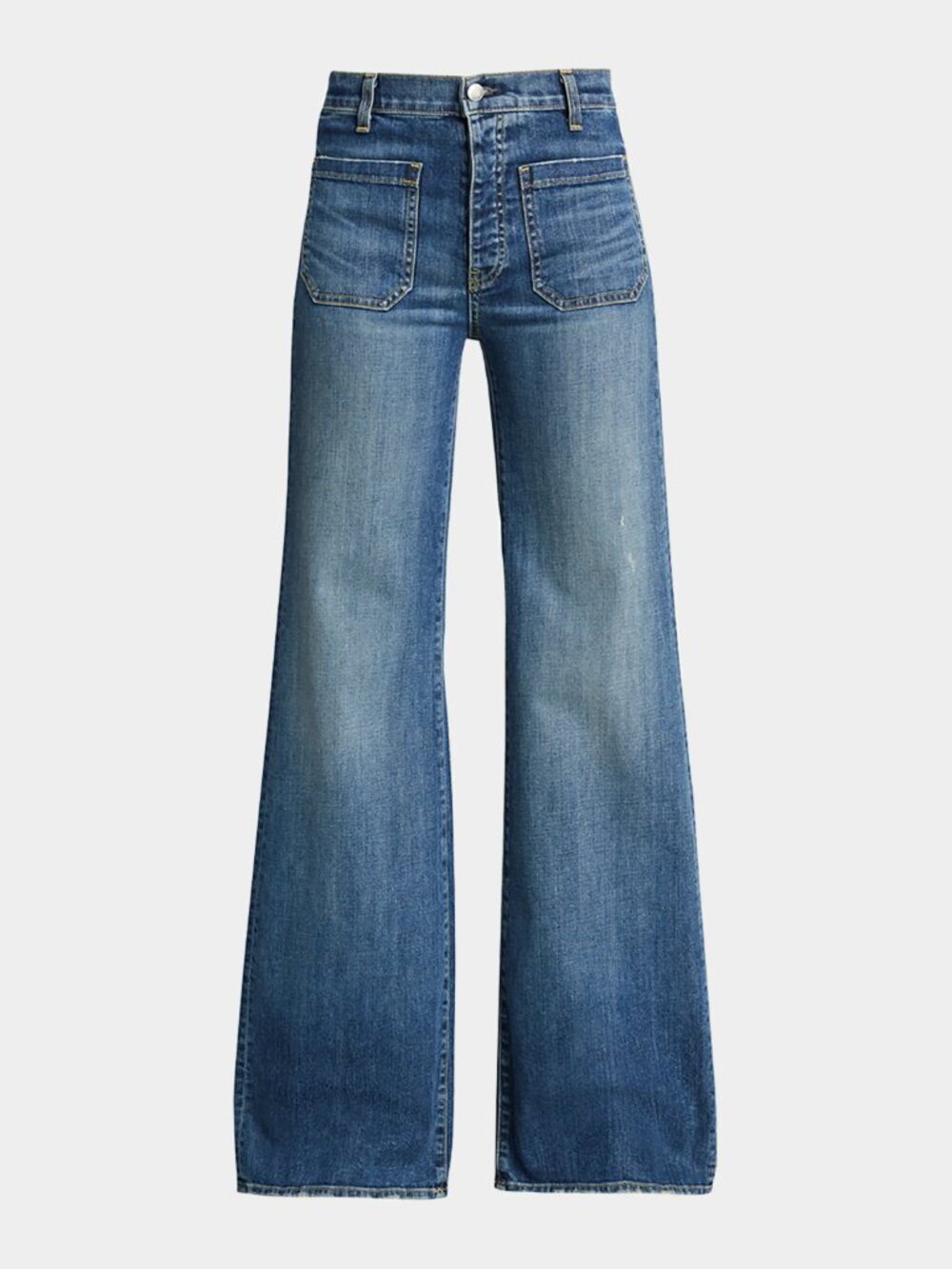 Nili Lotan Florence Flared Denim Jeans in Classic Wash, Size 26, Like New